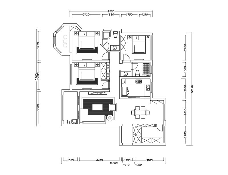 中南御景城5-3108发-Model平面.jpg 中南御景城5-3108发-Model平面.jpg